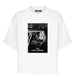 Kim Kardashion X Dolce Gabbana D&G Collab T Shirt Size Small - Authentic